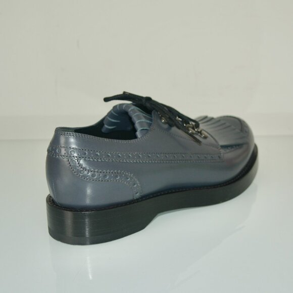 COPY - NIB GUCCI GOODYEAR SELLA LUX LEATHER LACE UP FRINGED BROGUE SHOES - Picture 4 of 9